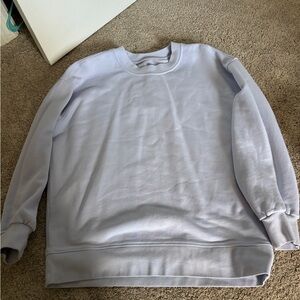 lavender lululemon perfectly oversized crew